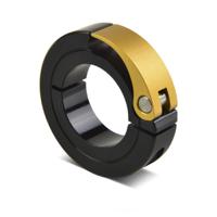 mqcl-8-a Ruland Shaft Collar, One Piece, Quick Clamp, Bore 8mm, OD 38mm, W 10mm, Aluminium