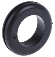 605-655 RS PRO Black PVC 25mm Cable Grommet for Maximum of 18.5mm Cable Dia.