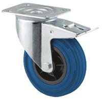 8477pid080p62 Tente Braked Swivel Castor Wheel, 70kg Capacity, 80mm Wheel