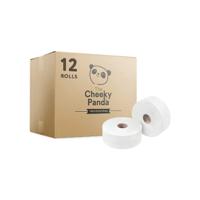 76-pfminjrl12 The Cheeky Panda Ltd 12 rolls of Toilet Roll, 2 ply