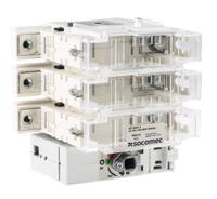 3841-3010 Socomec Fuse Switch Disconnector, 3 Pole, 100A Max Current, 10A Fuse Current
