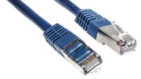 411-172 RS PRO, 5m Cat6, Blue RJ45 to Male RJ45 Male, S/FTP Shielded, Terminated PVC Sheath
