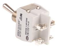 641sh APEM Toggle Switch, Panel Mount, On-Off, SPST, Screw Terminal