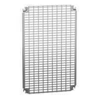 nsymr64 Schneider Electric Steel Perforated Mounting Plate, 555mm H, 351mm W, 15mm L for Use with Spacial CRN Enclosure,