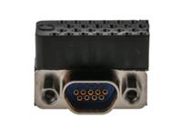mwdm2l-9scbrp-110 Glenair MWDM 9 Way Right Angle Through Hole D-sub Connector Socket, 2.54mm Pitch