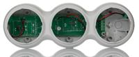265-5869 RS PRO Amber, Green, Red Traffic Light LED Beacon, 3 Lights, 120 → 240 V ac, Bracket Mount
