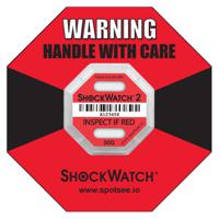 50000k-10pk SpotSee Shock Label 6.35mm x 42.93mm, 10