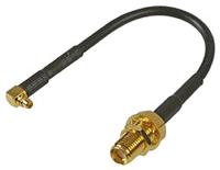 cba-sma-mmcxra RF Solutions CBA Series Female SMA to Male MMCX, 100 mm
