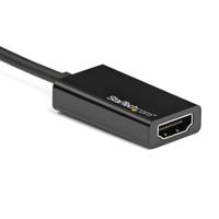 dp2hd4k60s StarTech.com DisplayPort to HDMI Adapter, 107.5mm Length - 4K x 2K Maximum Resolution