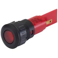 17-411230z EAO 17-41 Series Red Panel Mount Indicator, 230, 16.2 Mounting Hole Size, Plug-In Termination, IP40, IP65