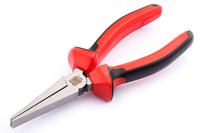 182-9970 RS PRO Flat Nose Pliers, 160 mm Overall, Straight Tip, 50mm Jaw