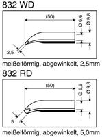 832rd Ersa 1.4 x 5 mm Chisel Soldering Iron Tip for use with Power Tool