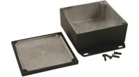 1590wyfbk Hammond 1590 Series Die Cast Aluminium Enclosure, IP65, Flanged, 44 x 92 x 92mm