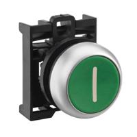 78635774-m22-d-g-x1m22-a Eaton RMQ Titan M22 Series Green Momentary Push Button Head, 22mm Cutout, IP69K