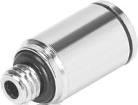 npqm-dk-m5-q4-p10 Festo Straight Threaded Adaptor, M5 Male to Push In 4 mm, Threaded-to-Tube Connection Style, 558657