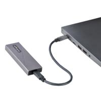 m2-usb-c-nvme-sata StarTech.com 0.86in M.2 SATA Hard Drive Enclosure, USB C