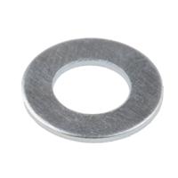 122-4387 RS PRO Bright Zinc Plated Steel Plain Washers, M6, BS 4320