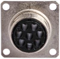 ut00128sh6 Souriau Sunbank by Eaton, UTO 8 Way Wall Mount MIL Spec Circular Connector Receptacle, Socket Contacts,Shell Size 12,