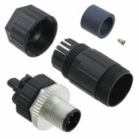 m12a-05bmmb-sl7001 Amphenol Industrial Circular Connector, 5 Contacts, Cable, M12 Connector, Plug, Male, IP67, M Series