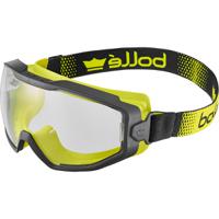 spectn12w Bolle Safety SPECTRUM, Scratch Resistant Anti-Mist Safety Goggles with Clear Lenses