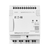 197507-easy-e4-dc-12tcx1p Eaton EasyE4 Series Control Relay, 0 V Supply, Relay Output, 4-Input, Analog Input
