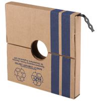 291-048 RS PRO Galvanised Steel Plastic Coated Fixing Strap, 10m x 13mm