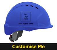 ajb160-000-500 JSP EVOLite Blue Safety Helmet, AdjustableVentilated