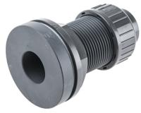 161050247 Georg Fischer Plastic Pipe Fitting, Straight Tank Adapter, 25mm to Cement 25mm