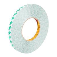 9087-12mmx50m 3M 9087 White Double Sided Plastic Tape, 0.26mm Thick, 5.2 N/cm, PVC Backing, 12mm x 50m