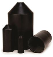de272919478 3M End Cap Black, Polyolefin Adhesive Lined, 20mm