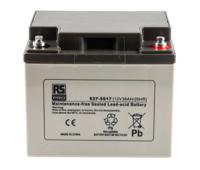 537-5517 RS PRO 12V T6 Sealed Lead Acid Battery, 38Ah