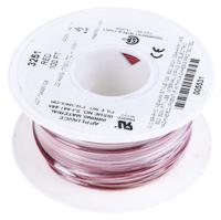 3251-rd005 Alpha Wire Hook-up Wire PVC Series Red 0.33 mm² Hook Up Wire, 22 AWG, 7/0.25 mm, 30m, SR-PVC Insulation, 3251 RD005