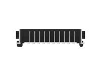 354079-e ERNI 354079 Series Vertical Surface PCB Header, 20 Contact(s), 1.27 mm Pitch, 2 Row, Shrouded