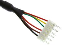 px0457 Bulgin USB 2.0, Male Mini USB AB to Male 6 Pin Header, 100mm