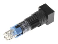 al8q-a100 Idec Illuminated Miniature Push Button Switch, Latching, Panel Mount, 8mm Cutout, SPDT, 250V, IP40
