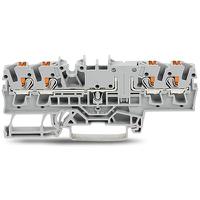 2202-1802 WAGO  TOPJOB S Series Orange, 2.5mm², 1-Level, Push In Termination, ATEX, CSA, IECEx