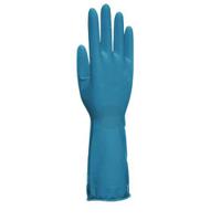ughg3005b Unigloves UCHG300 Blue Latex Work Gloves, Size 10, Latex Coating