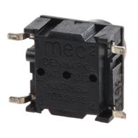 3esh9-104 MEC IP67 Black Button Tactile Switch, SPST 50 mA @ 24 V dc 5.3mm PCB