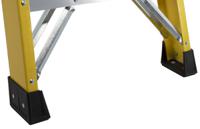 553-838 RS PRO Fibreglass 4 steps Step Ladder, 1.0m platform height