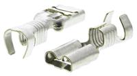 180384-2 TE Connectivity FASTIN-FASTON .250 Uninsulated Female Spade Connector, Receptacle, 6.35 x 0.81mm Tab Size, 4mm² to 6mm²