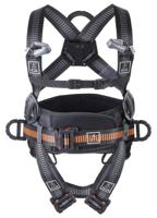 har44elgt Delta Plus HAR44ELGT Back - Front - Lateral Attachment Fall Arrest Harness, 100kg Max, S/M/L
