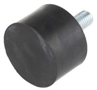185-4480 RS PRO Cylindrical M4 Anti Vibration Mount, Male Buffer Foot with 20kg Compression Load