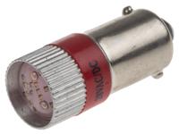 210-002 RS PRO Red LED Indicator Lamp, 28V dc, BA9s Base, 10mm Diameter, 110/105mcd