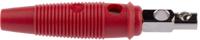 930058101 Hirschmann Test & Measurement Red Male Banana Plug, 4 mm Connector, Screw Termination, 16A, 60V dc, Nickel Plating