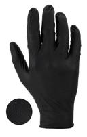 gl1003 Polyco Healthline Finite Black Black Powder-Free Nitrile Disposable Gloves, Size 9, Large, 100 per Pack