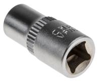262-0230 RS PRO 5-Piece 1/4 in Standard Socket Set , e-Star