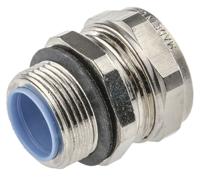 sp20pg16m Adaptaflex Swivel, Conduit Fitting, 20mm Nominal Size, PG16, Brass, Silver IP65 rating