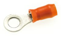 50836 TE Connectivity, PIDG, STRATO-THERM Insulated Ring Terminal, M4 Stud Size, 0.8mm² to 1.4mm² Wire Size, Orange