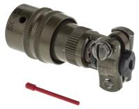 45106ec84p50 Amphenol Socapex, 451 4 Way Cable Mount MIL Spec Circular Connector Plug, Pin Contacts,Shell Size 8, Bayonet Coupling