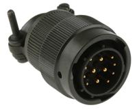 62gb-16f14-12pn Amphenol Limited, 62GB 12 Way Cable Mount MIL Spec Circular Connector PlugOlive, Pin Contacts,Shell Size 14, Bayonet